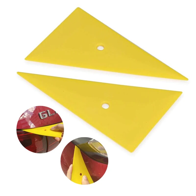 Triangle squeegee window tint