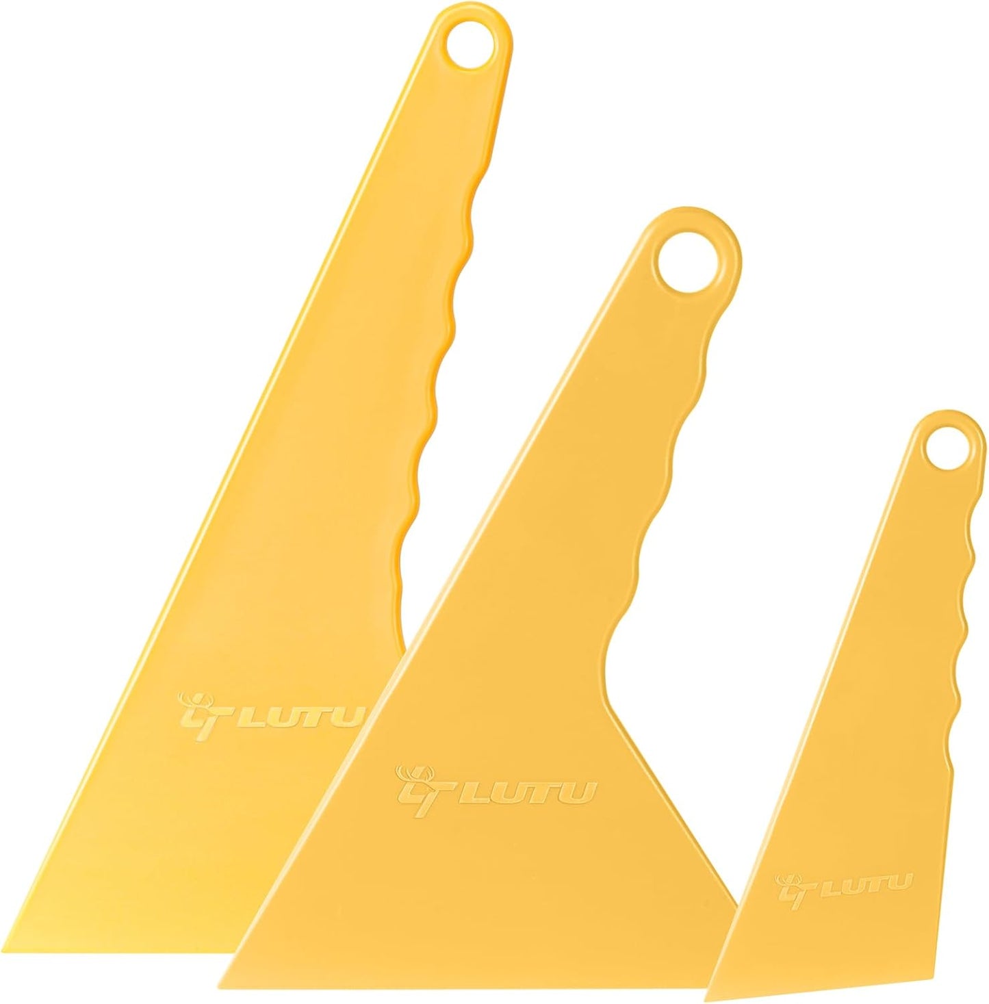 Triangular squeegee tint tools