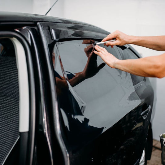 Car window tinting installation