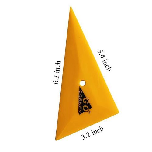 Triangle squeegee window tint