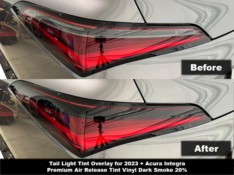 Head tail light tint installation