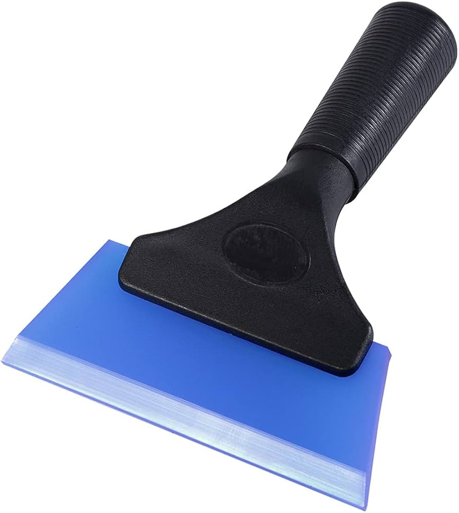 Squeegee mirror glass wiper