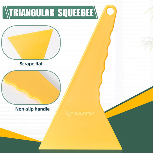 Triangular squeegee tint tools