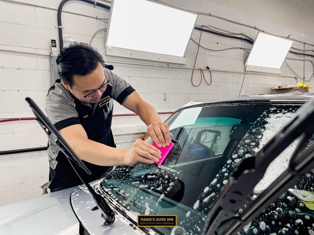 Windshield protect installation